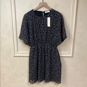 New! Doe & Rae Black Floral Dress